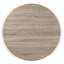 Table basse en chêne ultrabrillant et blanc, poids de 34,32 lb, construction, table contemporaine d'apparence attrayante en blanc, plateau de table robuste de 45 mm, ameublement durable