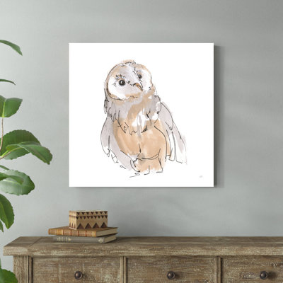 «Barn Owl V» par Chris Paschke, reproduction d'art sur toile tendue