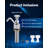 Single Handle Deck Mount Brass Kitchen Faucet Dipper Well Faucet With Quick Connector