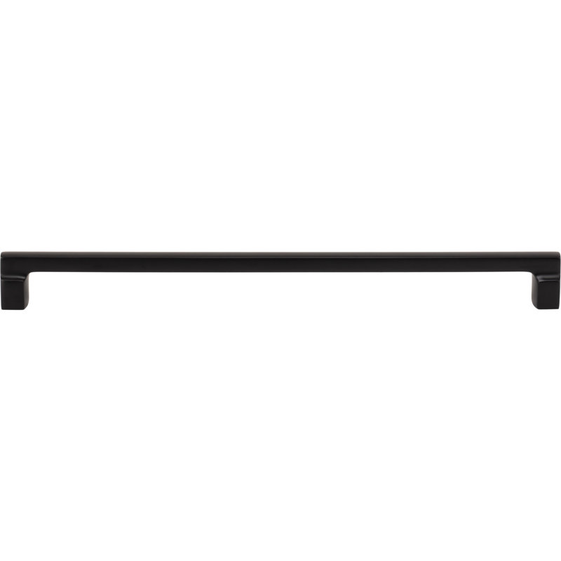 Reeves 12" Center To Center Bar Pull, 18", Matte Black