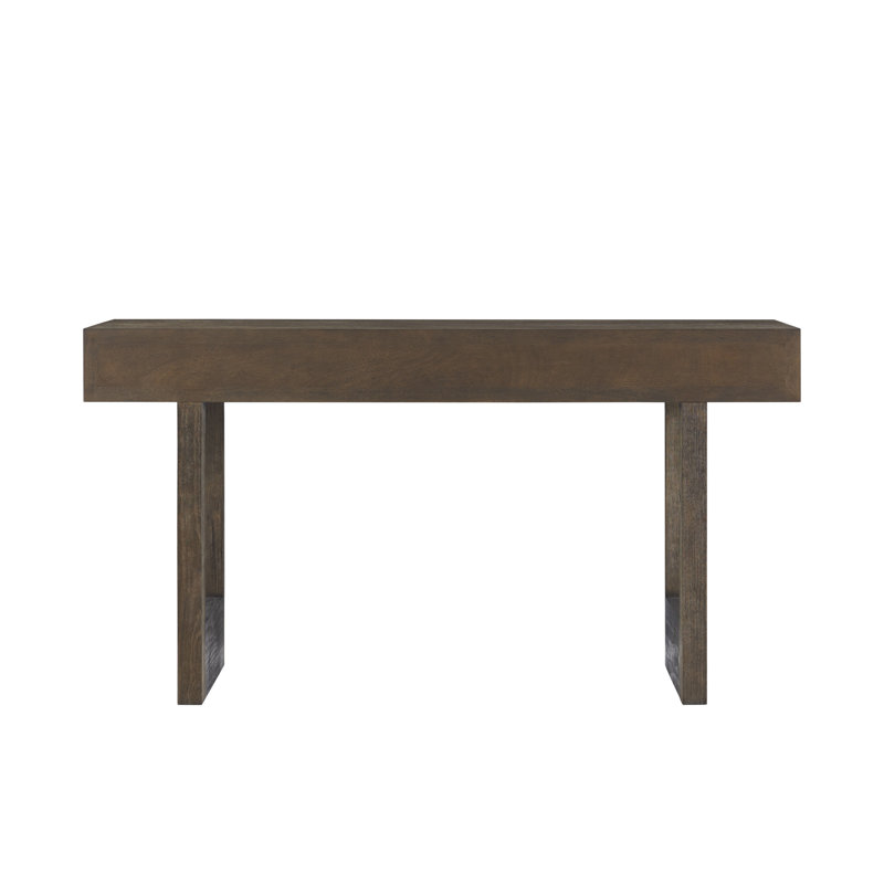 Urbane Console Table, 32" H x 60" W x 15.75" D, Campfire