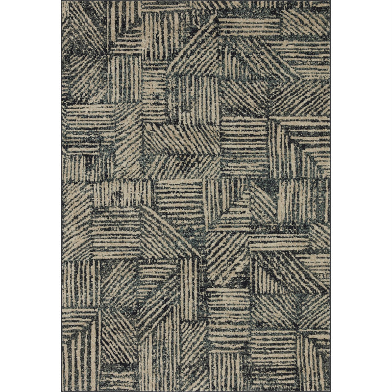 Hartt Geometric Indoor Rug, Square 1'6" x 1'6"