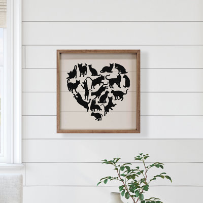 Cat Heart White