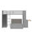 Florestan Kids Twin Over Twin Bunk Bed with Drawers-335964462