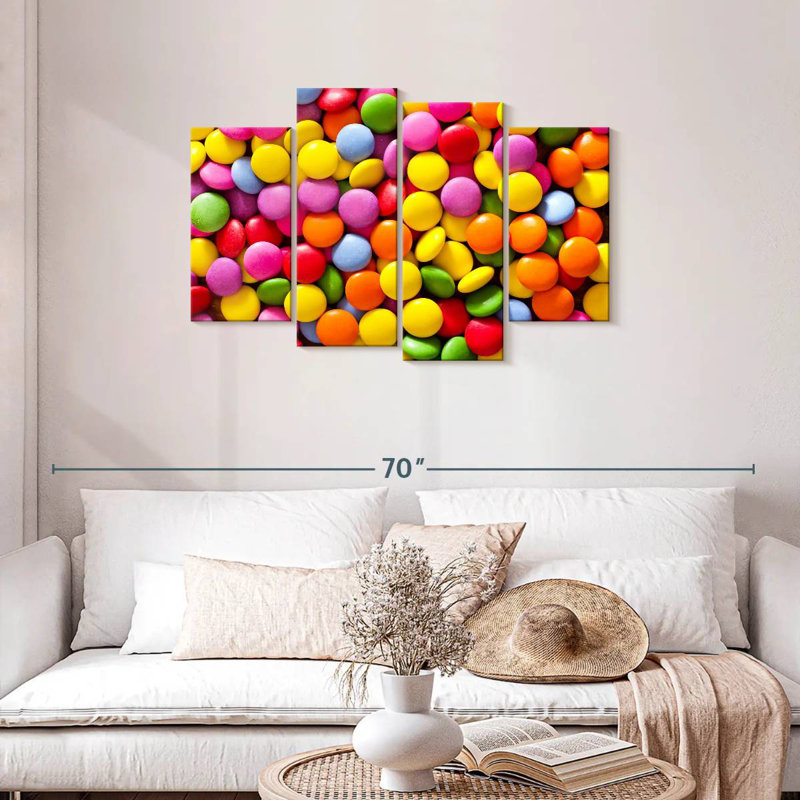 Yarlin Colorful Sweets, 27" H x 43" W