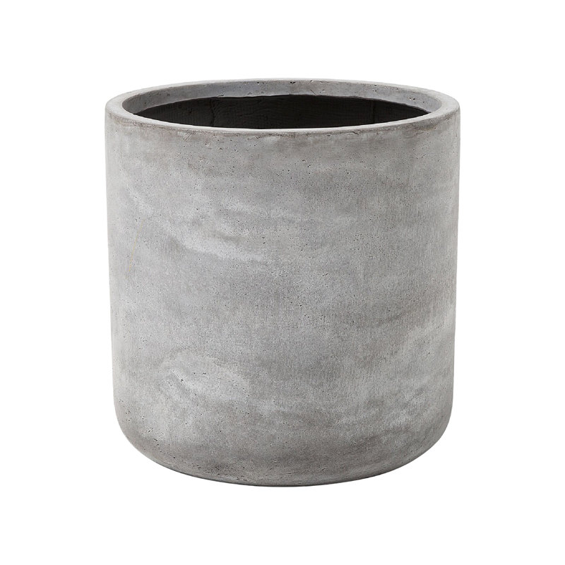 Amorsolo Pot Planter, Grey, 50cm H x 51cm W x 51cm D