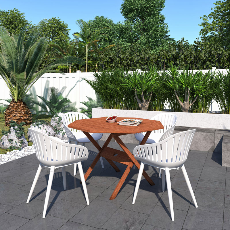 Anautica 4 - Person Patio Dining Set with