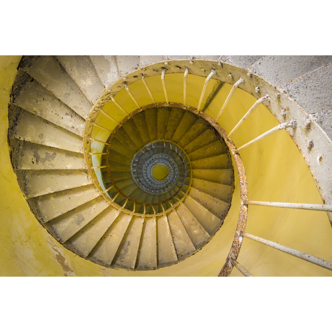 Spiral Staircase - Leinwandbild auf Leinwand