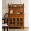 Petite armoire d'appoint multifonctionnelle en bois massif-1152150246
