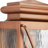 Nahunta Dimmable Outdoor Wall Lantern with Water Glass -859932476