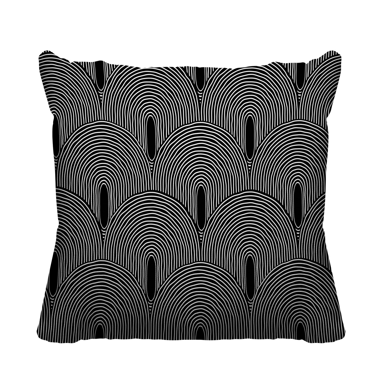 Limpo Indoor/Outdoor Throw Pillow, Black, 20" x 20"