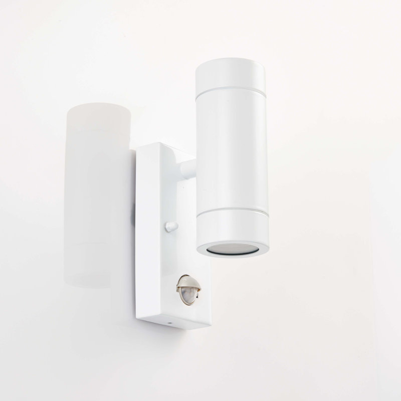 Metcalfe 2 - Bulb 21cm H Outdoor Armed Sconce, White