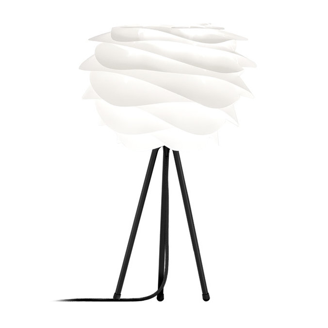 Bourdon Tripod Lamp, Black, White