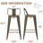 Metal Counter And Bar Stools-859470116-859470117