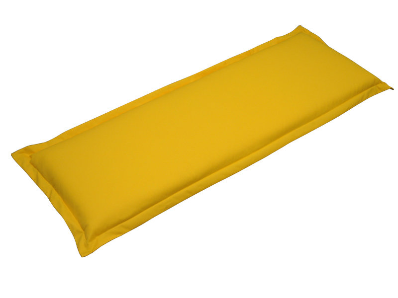 Premium Garden Bench Cushion, Yellow