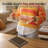  2-pc Acrylic Serving Tray Set with Handles - Cocktail Guide & Retro