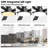 Vaczon 52" Smart Flush Mount LED Ceiling Fan with Remote & App, Low Profile Ceiling Fan with 3CCT Dimmable Light, Whisper-Quiet DC Motor, Double-Sided Blades-128930828