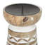 Porte-bougie éclectique en bois-961870056-961870063