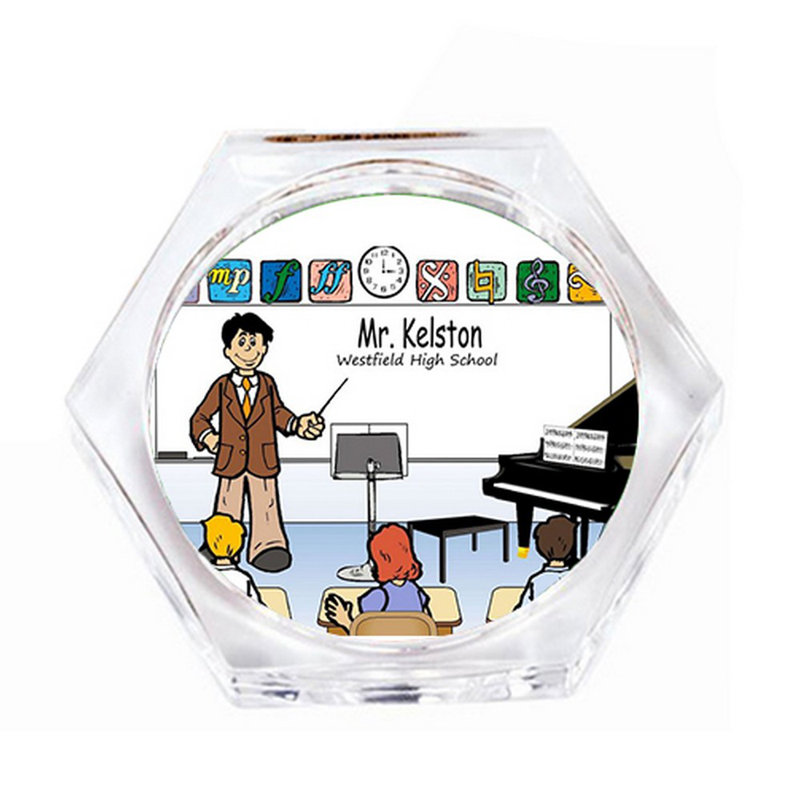Sous-verre music enseignant