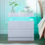 LED Nightstand with 2 Drawers-85476448