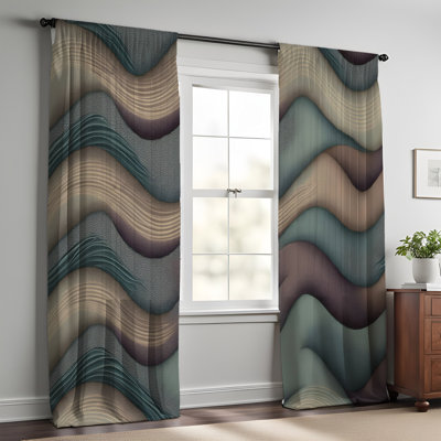 Knepp Semi Sheer Curtain Pair