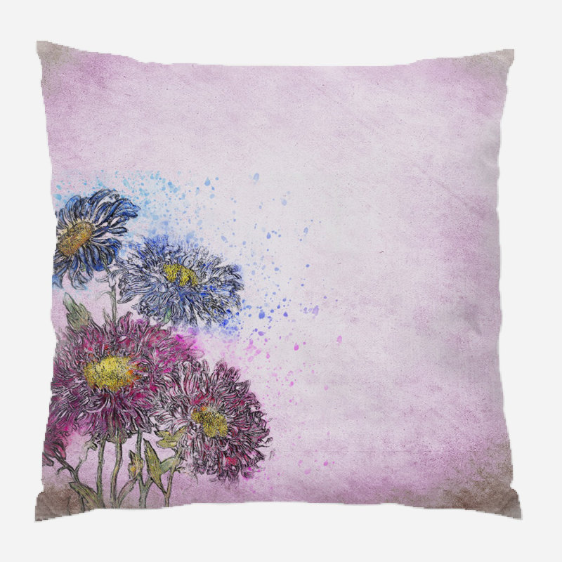 Coussin décoratif Fuente, Microsuède, Intérieur 