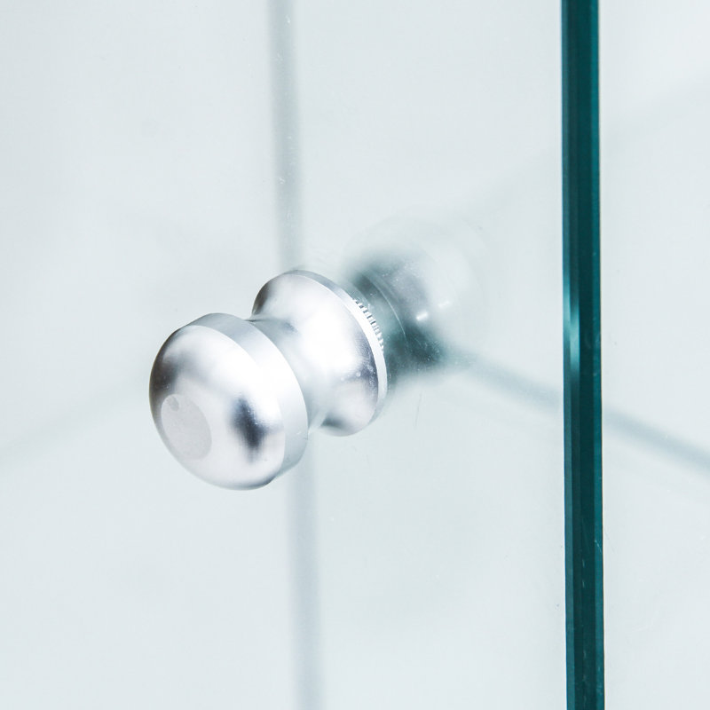Vitrine en verre avec 4 tablettes