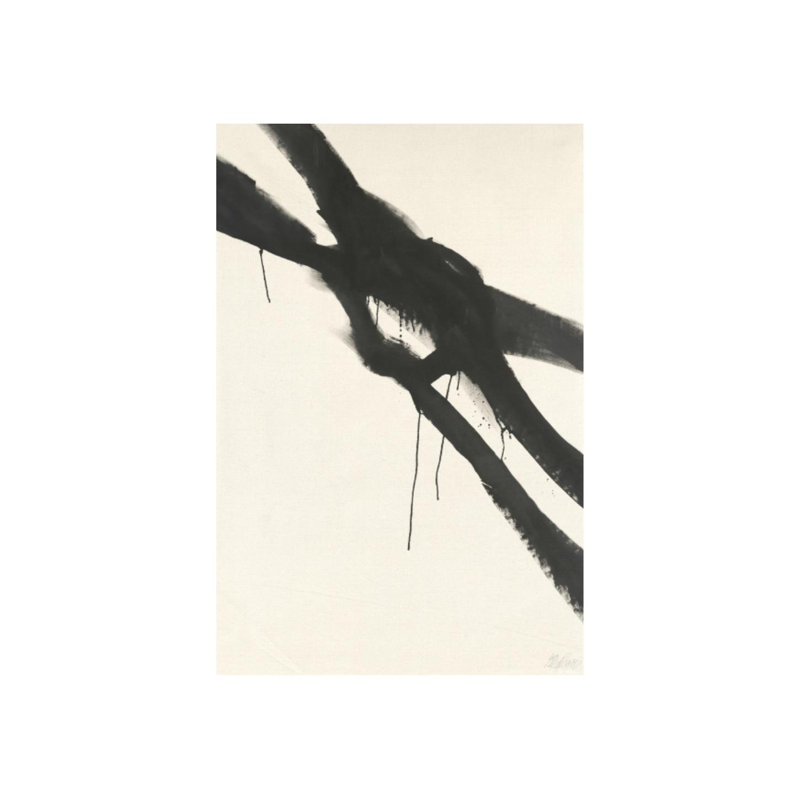 Obliquo III Print by Kelly Rogers, 54" H x 36" W, Glass Coat