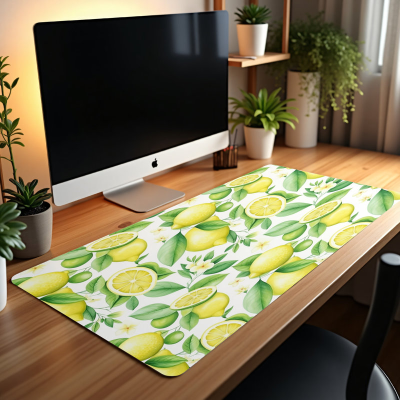 Polyester Desk Pad, 14.4x12.1