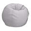 Fauteuil à billes en tissu gris clair Chrisholm, 34 po x 34 po x 25 po, siège décontracté pour le salon-130185986