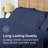 Soft Flat Sheet – Cooling, Breathable & Wrinkle Free Top Sheet-106537315-106537324