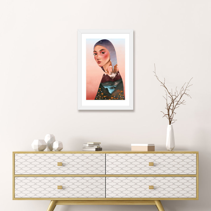 «Body, Like the Mountain» par Teodora Jelenic - impression d'art graphique, H 24 po x l 16 po x P 1 po