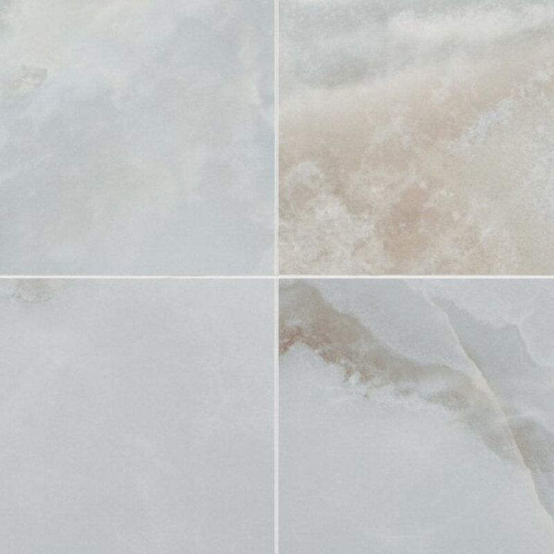 Jewel Onyx 24X48 Polished Porcelain Tile, Pearl