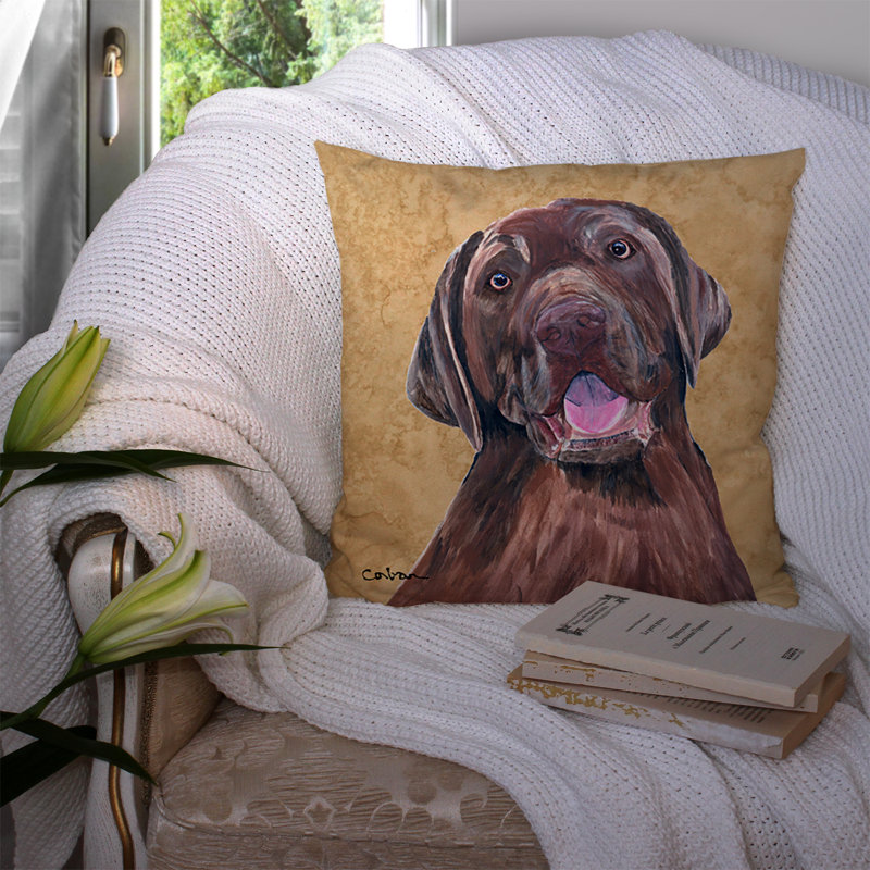 Coussin intérieur/extérieur labrador