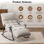 Royalene Stainless Steel Rocking Chair