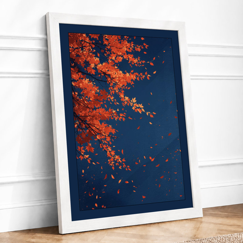 Burst Of Fire Abstract - Print, A1 - 84.1 x 59.4 cm, White