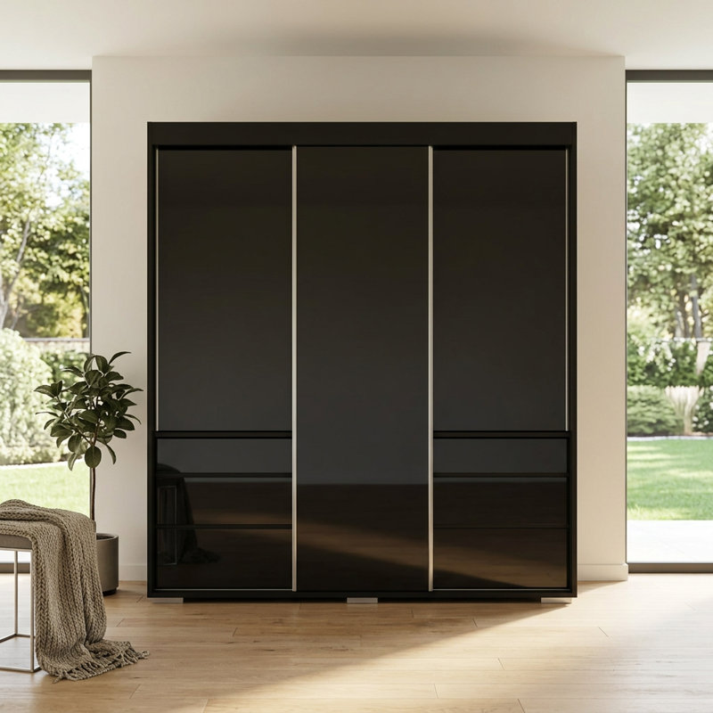 Garde-robe noir 71 "Monaco 71", Noir