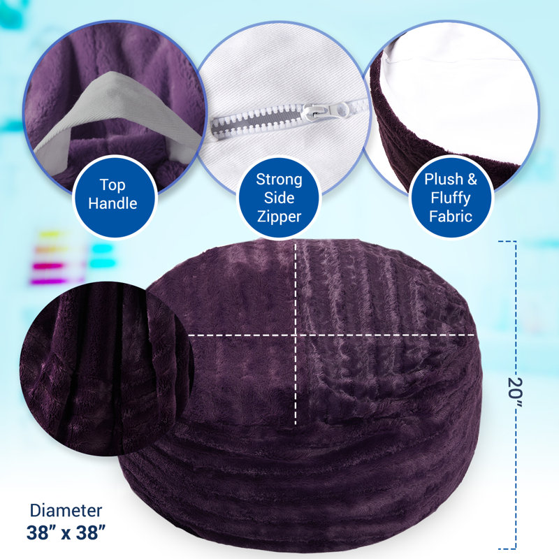 Cheer Bean Bag Cover, Purple