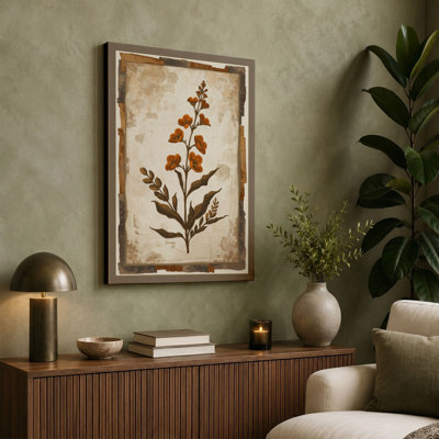 Antique Specimen Botanical - Wrapped Canvas