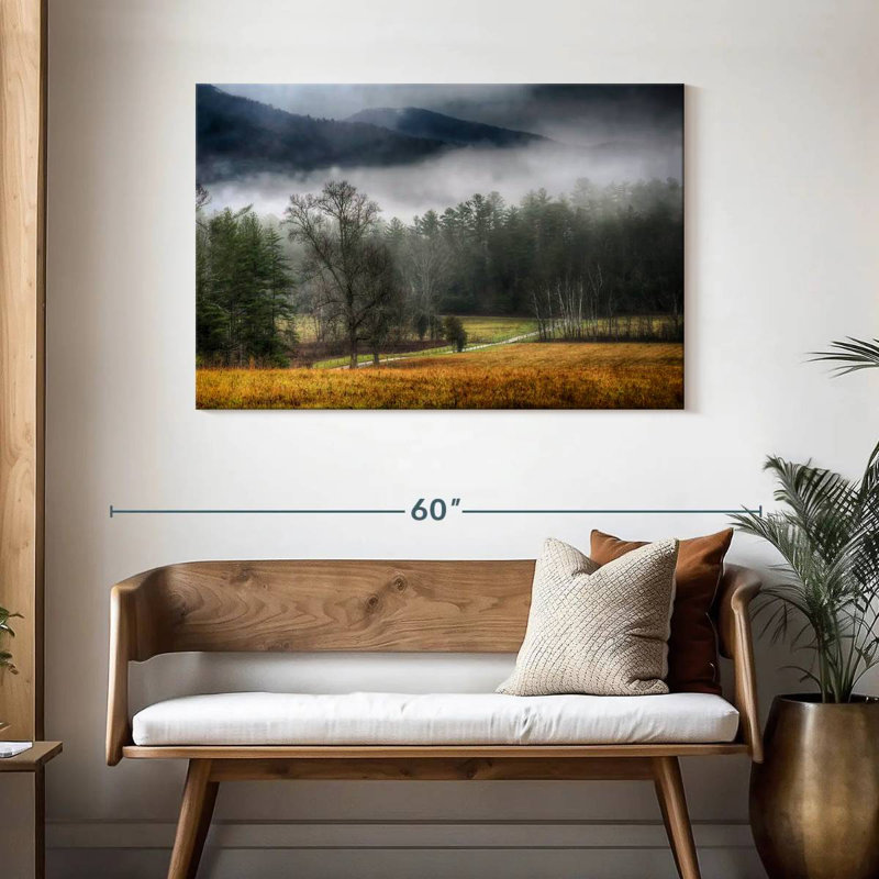 Alvord Cades Cove Fields Mist, H 30 po x l 45 po