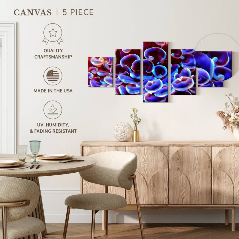 Multicoloured Coral, 24" H x 55" W