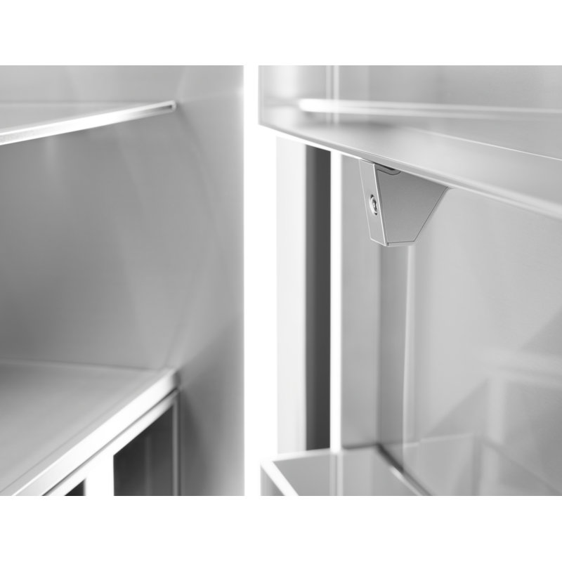 24" Column Panel Kit, Right, 24", Graphite Stainless