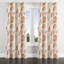 Rideaux occultants abstraits - rideau à œillets Boho Terra orange - 1 panneau-399428545-399428546