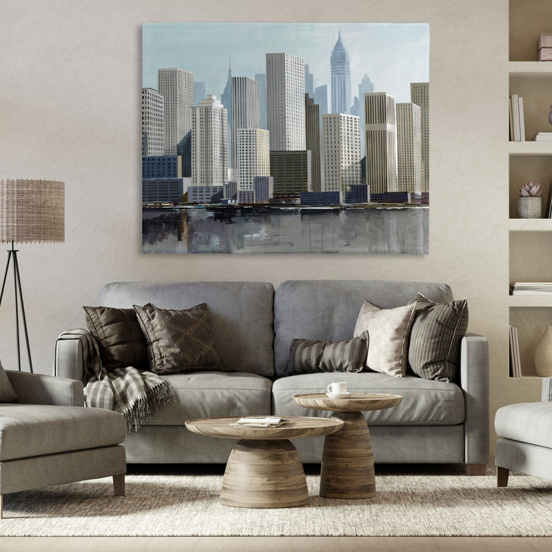 Toile sans pont New York City, conception par Lorenzo Collective, H 36 po x l 48 po