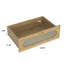 Commode 6 tiroirs en bois pour chambre à coucher, grande commode double avec tiroirs larges