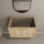 Meuble-lavabo de 30 po avec contreplaqué au fini chêne, beaucoup de rangement dans un accessoire élégant et fonctionnel