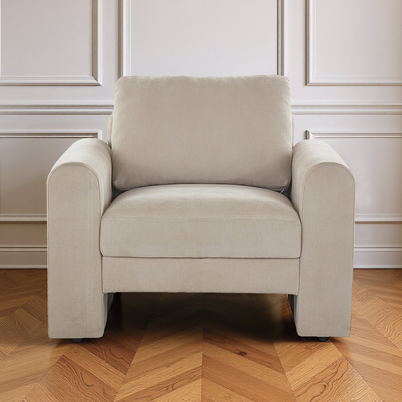 Fauteuil d'appoint Hampden, Beige