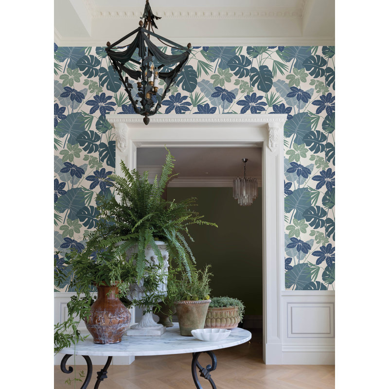 Medellin Wallpaper Double Roll, Blue