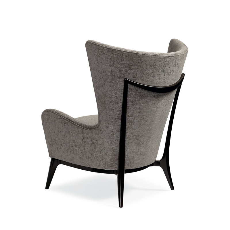 Whats New Pussycat Wingback Chair, Gray