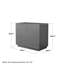 Base de meuble-lavabo double 71 po avec miroir Icon-73102784